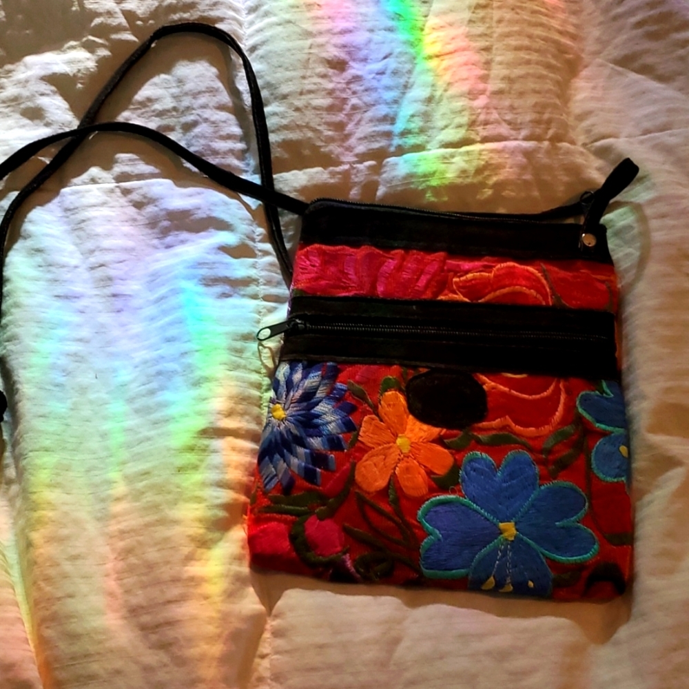 cancun embroidered bag